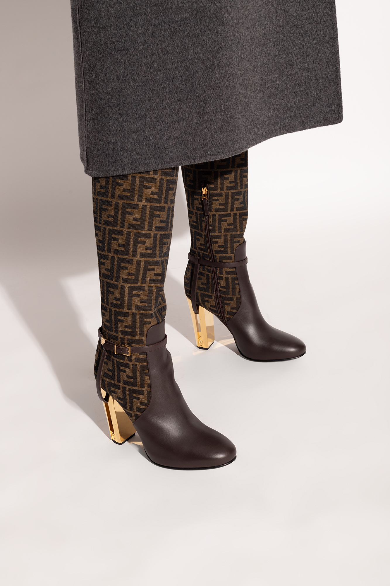 Fendi on sale knee boots